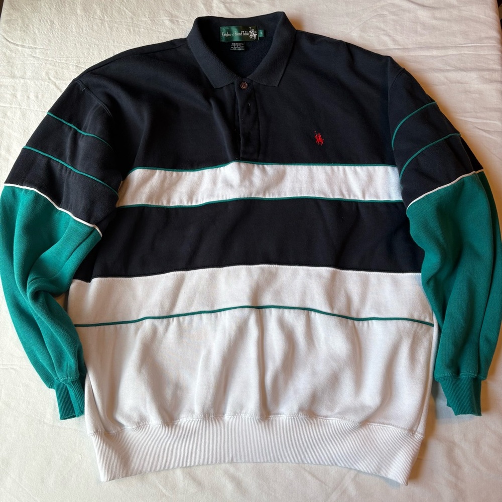 Vintage “Knights of the Round Table” collar lock pullover sweatshirt